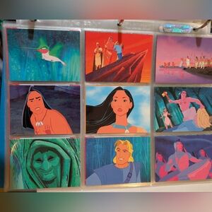 Lot of 70 Disney Skybox Pocahontas trading cards lot